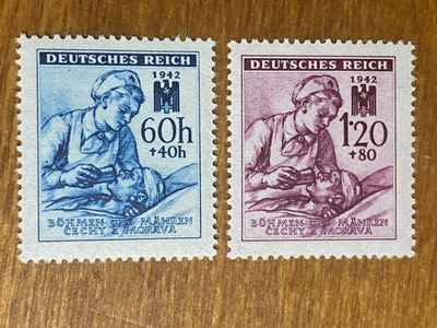 SAKSA BÖHMEN MÄHREN PR 1942 PARI**