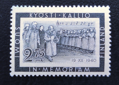 1941 Presidentti Kallion surumerkki 2,75 mk **