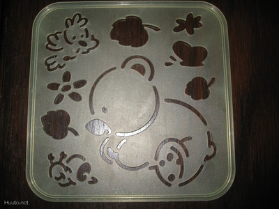 Tupperware piirrustuslevy : Tiwi nalle + eläimet