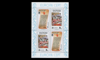 Turkki Kypros 114-5BL3 ** Europa historiallisia tapahtumia (