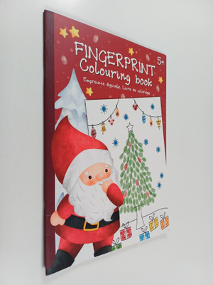 Fingerprint colouring book