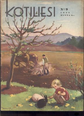 ååleh . KOTILIESI . Martta Wendelin. 1945 / N:o 9 .