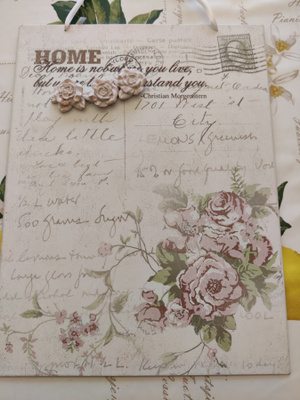 Metallitaulu Home koko 32x24 cm
