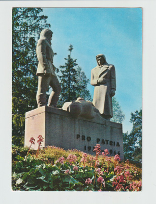 Postikortti, ROVANIEMI, Sankaripatsas