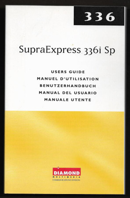 SupraExpress 336i Sp - Users Guide