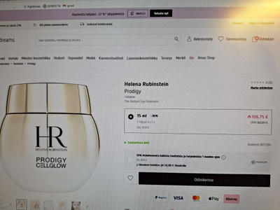 HELENA RUBINSTEIN PRODIGY CELLGLOW UUSI SILMÄNYMPÄRYSVOIDE
