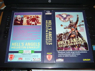 Vhs kansipaperi Fix HELL`S ANGELS  HELVETIN ENKELIT (Sis.pk)