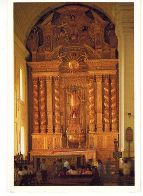 Kirkkokortti - India Goa