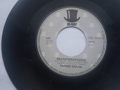 TAPANI KANSA - RAUTATIERAPSODIA 7 " Single ( HI-HAT )