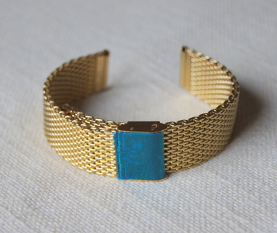 18mm Mesh teräsranneke - kullattu