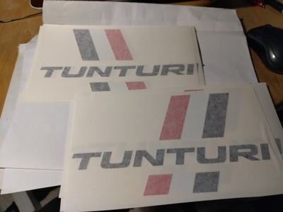 Tunturi Tiger 1984 - 1985  tankin tarrat