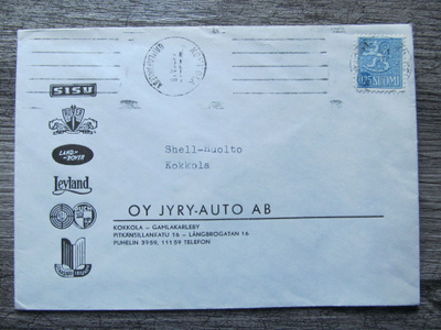 OY JYRY-AUTO AB.....autoalan firmakuori, Kokkola.