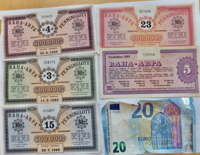 5 Raha-Arpaa 1980-l