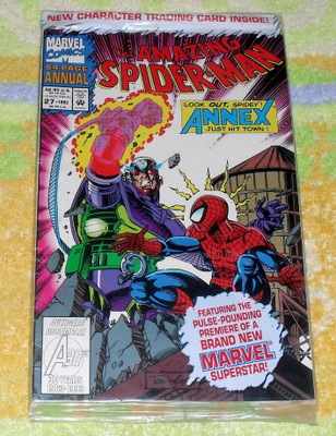 The Amazing Spider-Man Annual 1993, keräilykortit mukana