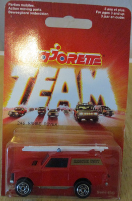 Range-Rover 3.5 V8 Rescue Unit -83 Majorette France 246 1:60