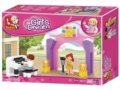 Sluban Girl's Dream Konserttilava, 109 osaa, 2 hahmoa *UUSI*