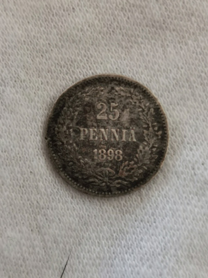 25 penniä 1898, Suomi