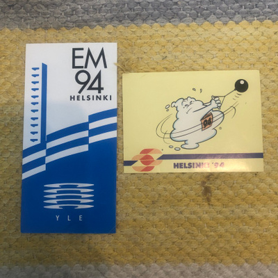 Yleisurheilu: EM-kisat 1994 Helsinki. 2kpl.