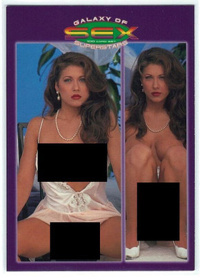 1997 Hot Shots Galaxy of Sex Superstars #7 Tera Heart