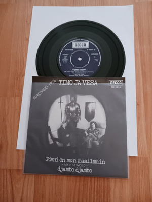 Timo Ja Vesa – Djambo Djambo 7" ps orig 1976 Vesa Enne uusi