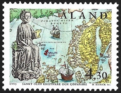 Åland 1995 Pyhä Olavi 4,30 mk ** LaPe 105