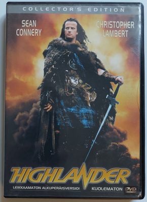 Highlander  osat 1, 2 ja 4  DVD
