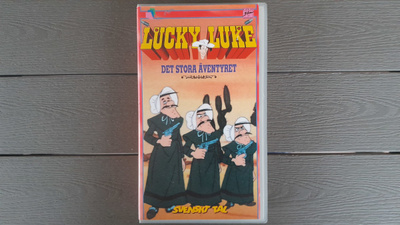 VHS: Lucky Luke 8: Det Stora Äventyet (1986)