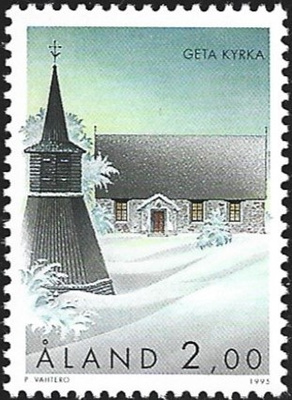 Åland 1995 Getan kirkko 2,00 mk ** LaPe 106
