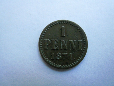 1 penni 1871