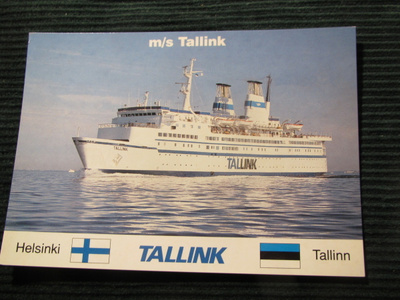 M/S Tallink. Laivapostikortti