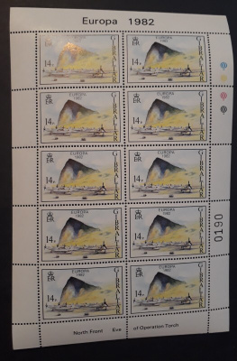 Gibraltar 1982 - Europa CEPT 14p arkki ++