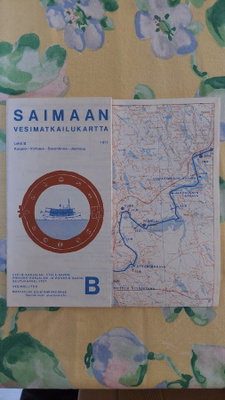 Saimaan vesimatkailukartta 1977