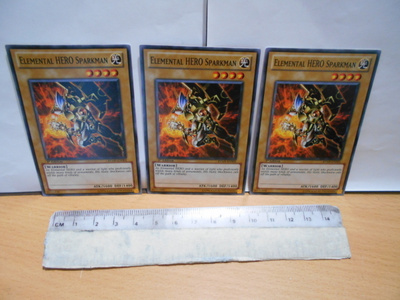 Yu-Gi-Oh hirviö Elemental Hero Sparkman