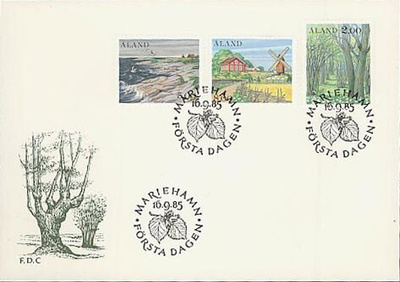 1985 luonto FDC