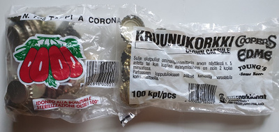 Kruunukorkkeja 78 kpl