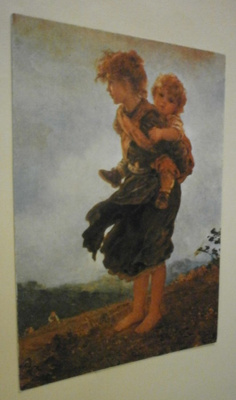 Knaus L: Pieni taakka, taidekortti, p. 1982