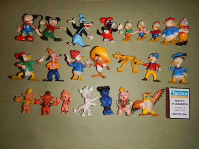 Disney figuurit 1970-luvulta