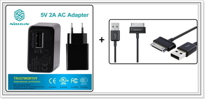 Nillkin USB-virtalähde & 30pin-kaapeli Samsung-tableteille