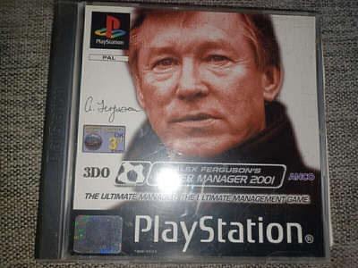 PS1 - Alex Ferguson's Player Manager 2001 ( CIB )