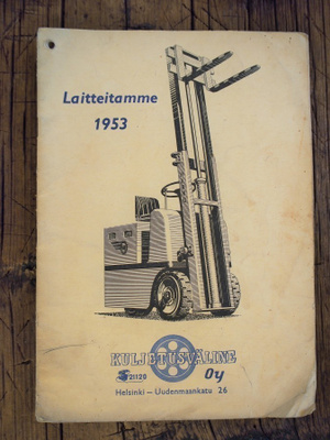 @@  KULJETUSVÄLINE OY TUOTEKUVASTO VUODELTA 1953  @@