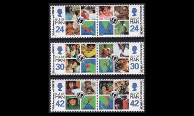 Mansaari 695-700p ** UNICEF 50v (1996)