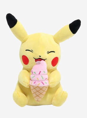POKEMON PIKACHU PLUSH WITH ICE CREAM (47 460) 20cm pehmo