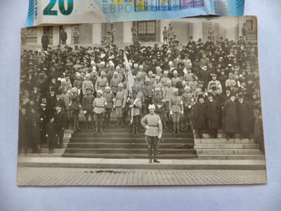 VANHA Valokuva Mannerheim Kenraalit Paraati 1918