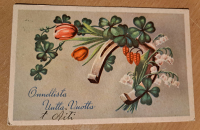 kukkia hevosenkengässä, vanha kulkenut