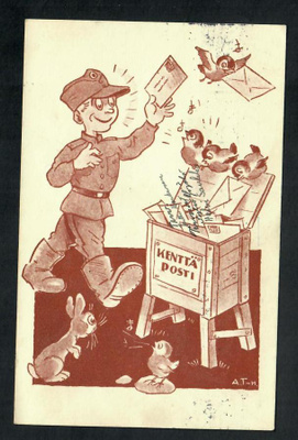 Kenttäpostia vuodelta 1941