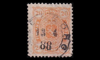 22 o Nelilukuinen 20 p Borgå 13.4.88 (1885)