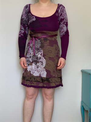 Desigual violetti trikoomekko S