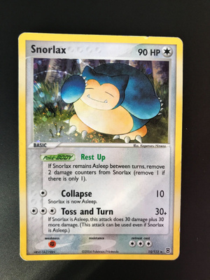 Snorlax #15 Pokemon Fire Red & Leaf Green