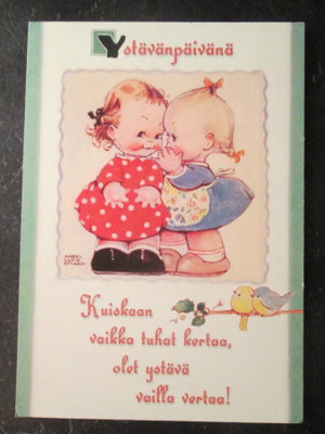KULKEMATON YSTÄVÄNPÄIVÄKORTTI HYVÄÄ YSTÄVÄNPÄIVÄÄ