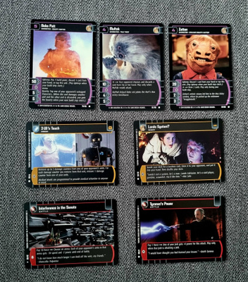 WOTC SW TCG - 12 korttia - Mukana Boba Fett